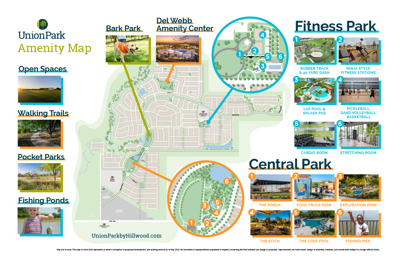 Union Park Amenity Map May 2022