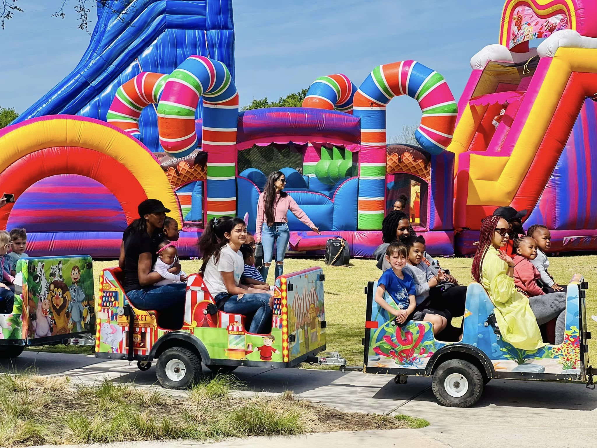 party train yoga time at Union Park